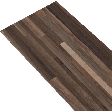 vidaXL Laminas de Suelo de PVC Autoadhesivas Marrón a rayas (1/2)