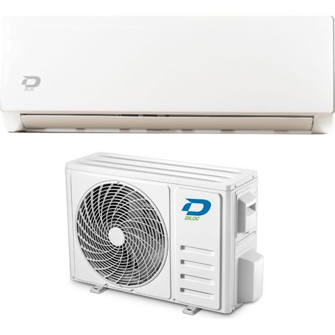 Diloc Inverter-Klimagerät Serie OASI 12000 Btu D.OASI12 R-32 Wi-Fi Integriert mit Alexa Google Home Klasse A++/A++