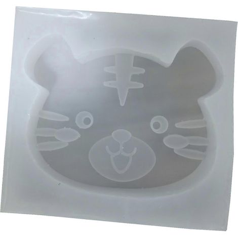 Niedliche Silikonform in Tigerform für Cupcakes, Kekse, Fondant und Kuchendekorationen