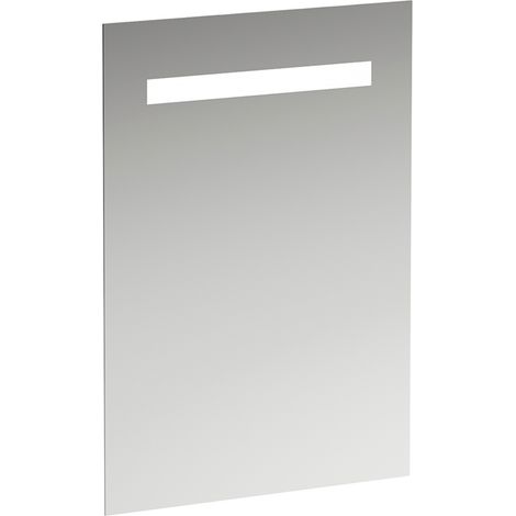 Miroir Run Leelo avec éclairage LED horizontal intégré, cadre en (1/4)