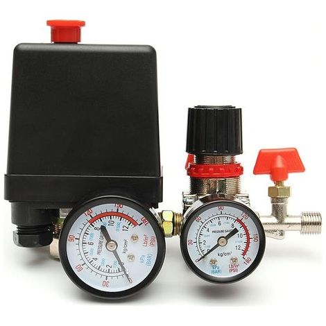 125Psi Air Compressor Pressure Valve Control Manifold Regulator (1/5)