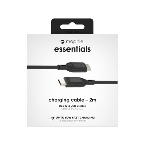 Mophie Essentials - USB-C - Cable USB-C de 2 m (negro)