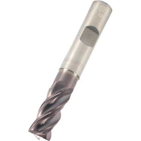 HSS Schaftfräser Z=3 lange Ausführung beschichtet 8 mm