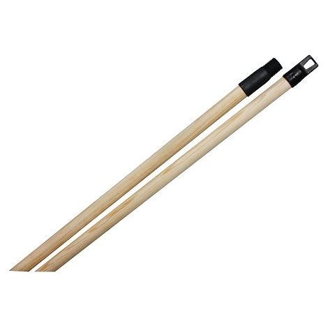 Manche bois 1,30 m, à visser Ø 23,5 mm