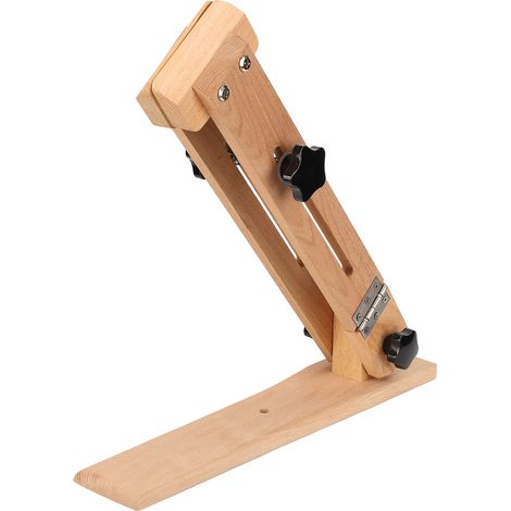 Sellerie en cuir ajustable à angle réglable avec tige extensible, pour travaux manuels de couture à la main, artisanat DIY. (1/5)