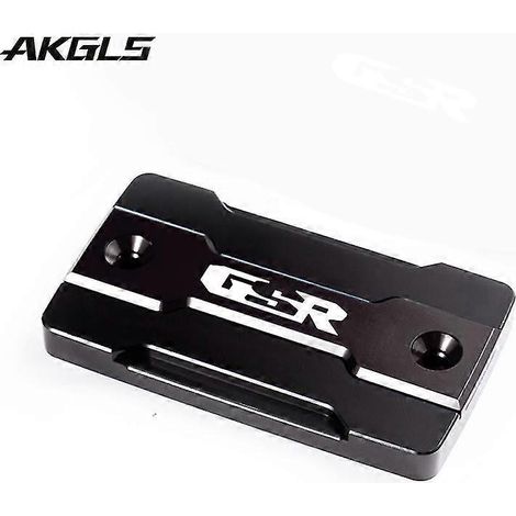 Bouchon de réservoir d'essence et de remplissage d'huile moteur pour moto Suzuki GSR 750, 400 et 600 (GSR750, GSR400, GSR600) - Accessoires : bouchon de réservoir noir (pour frein avant). (1/5)