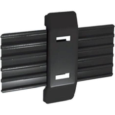 CAMAR Endstück 821/20 zu Anwendungsschiene, Kunststoff schwarz