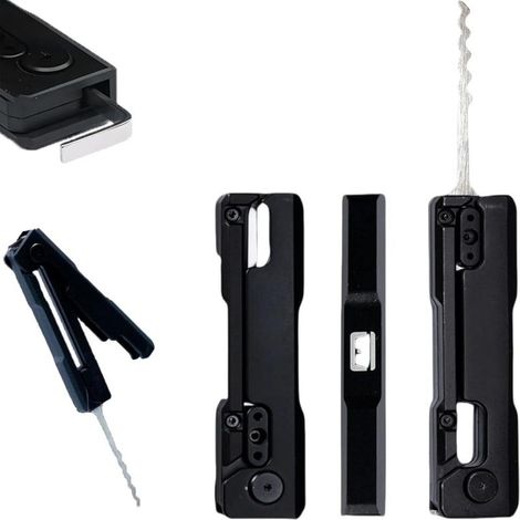 Irovami 10-teiliges Schlossknacker-Set – Übungsschlösser, Stahl, Kompaktkoffer – Ideal zum Lernen, Entspannen und Üben (1/5)