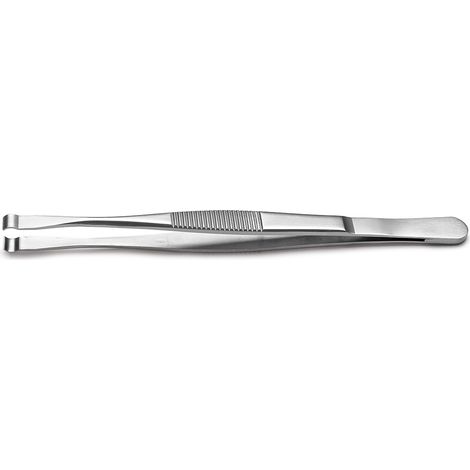 Brucelles RS PRO 582.SA pointe Rainuré Cylidrinque en inox, L. 120 ( Prix pour 1 )
