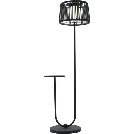 Leco Stehlampe mit Ablagetisch, anthrazit (1/5)