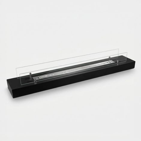Camino a Bioetanolo da Appoggio 120 cm 3 kW Nero da Interno Esterno (1/3)