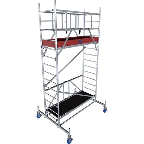 Krause Faltgerüst MONTO ProTec XS Aluminium 4,80 m Fahrgerüst (1/2)