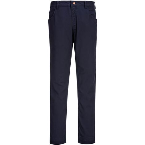 Pantaloni da lavoro Bizflame 88/12 Fr elasticizzati - Taglia 44 - Blu navy - Portwest