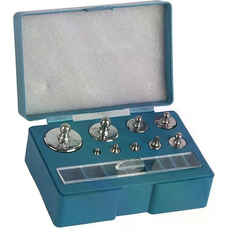 Poids d'étalonnage 2111 g (10 mg - 100 g) - Jeu de poids d'étalonnage de précision pour bijoux - Balance de test (1/4)