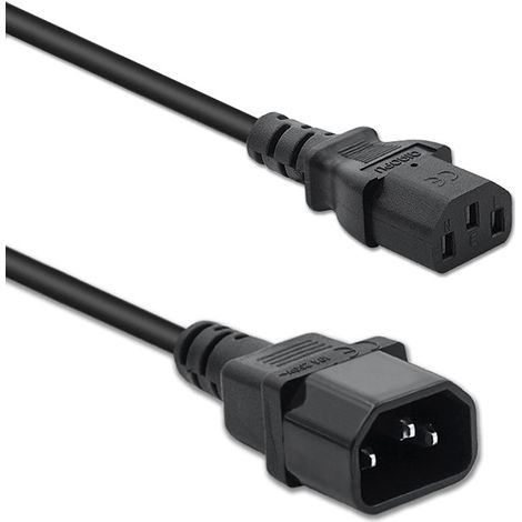 Cavo di alimentazione UPS Qoltec  IEC C13/C14  3x1,0 mm²  1,5 m (1/5)