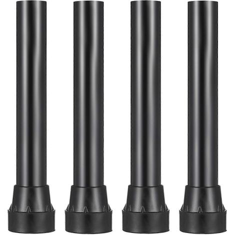 Accessoires pour trampoline en 4 pièces, protections de pieds de rechange stables en caoutchouc antidérapant et acier inoxydable pour trampoline (1/5)