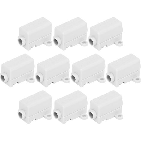 10 Connecteurs ZK 1106 60A 400V, boîte de jonction électrique en ligne pour câbles, raccord pour luminaire de plafond (1/5)