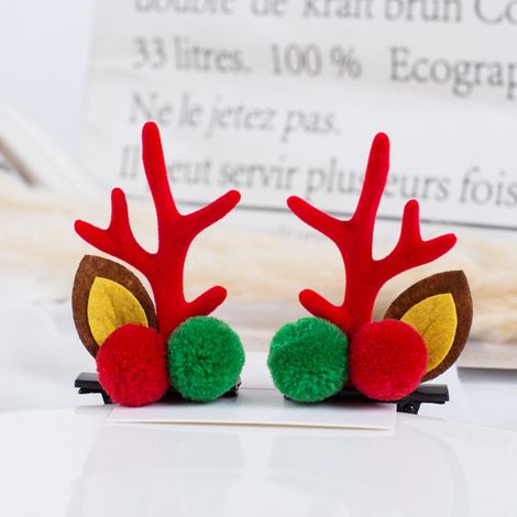 Noël renne bois bandeau pinces à cheveux cheveux cerceau fille vacances beauté coiffure