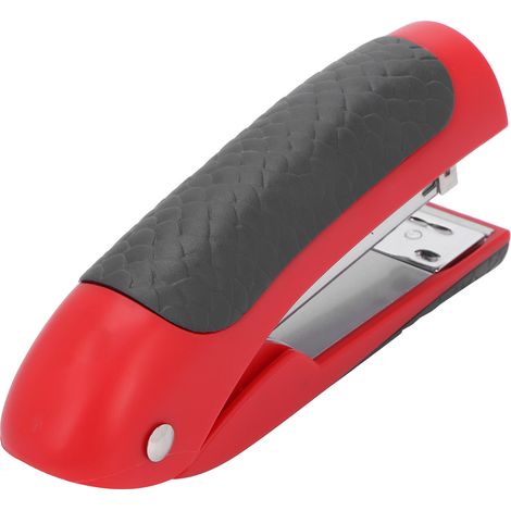 Tischhefter, Kapazität 20 Blatt, tragbar, kompakt und komfortabel, ideal für Zuhause, Büro und Schule (rot). (1/5)