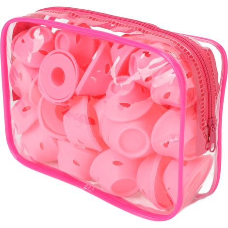 Rouleaux à Cheveux en Silicone Auto-Fixants, Lot de Curling Sans Chaleur pour Maison et Voyage (1/5)