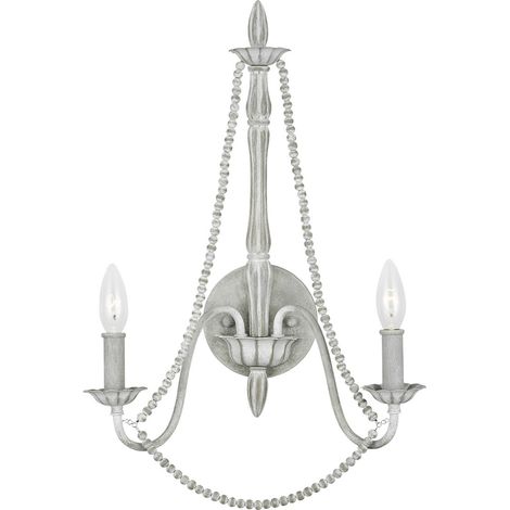 Maryville Feiss Applique Murale 2 Lumières Gris Délavé (1/4)