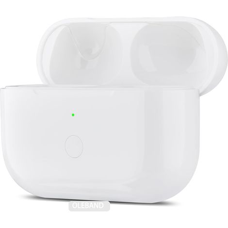 Remplacement pour Airpods Pro 2&1 Coque de charge: Facile à accoupler vos écouteurs Air pods Pro avec bouton d'accouplement, Support à la fois de charge câblée et sans fil, pour iPods Pro 1re/2e
