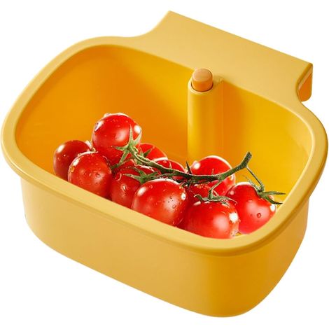 Panier De Filtre De Drainage Pour Évier De Cuisine - Grille d'Égouttage Rétractable pour Évier,Support Polyvalent Pour Égouttoir À Légumes Étagère Robinet Pour La Cuisine Et La Salle De Bain Séchage (1/5)