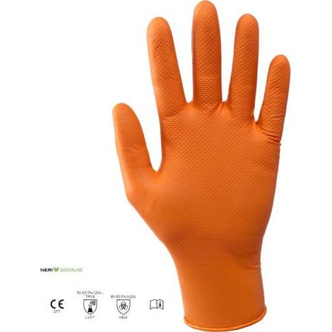 Guanti da lavoro mvtek grease monkey riutilizzabili nitrile (1/3)
