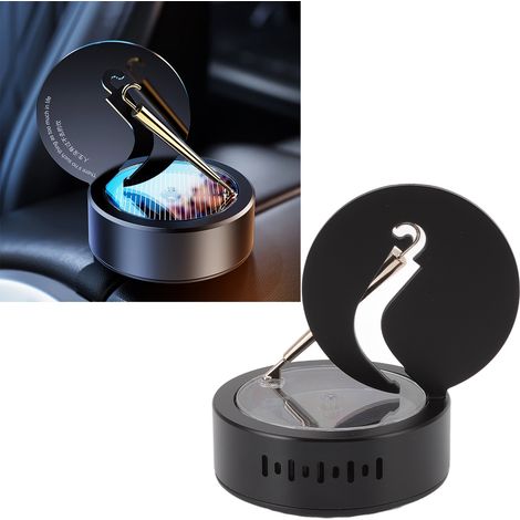 Désodorisant Automatique Rotation Par Énergie Solaire pour Voiture, Décor Interieur Auto Petite Parapluie ABS 300g 1 Pièce (1/5)