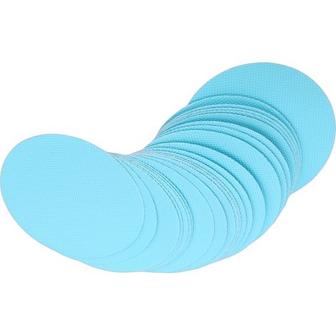 24 Stück Anti-Rutsch-Duschaufkleber aus PEVA, rutschfeste Bodenaufkleber für Badezimmer, Badewanne und Treppe, blau (1/5)