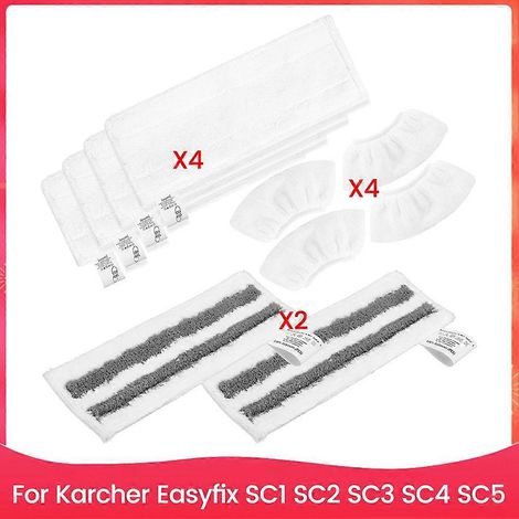 Mikrofasertuch-Set für Kärcher Easyfix SC1 SC2 SC3 SC4 SC5 Dampfreiniger-Zubehör, waschbarer Mikrofaserbezug (1/5)
