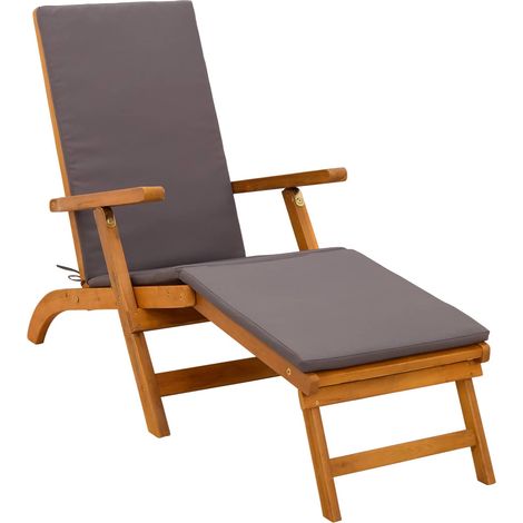 Recliner y tumbona plegable 55 x 146 x 91 cm vidaXL