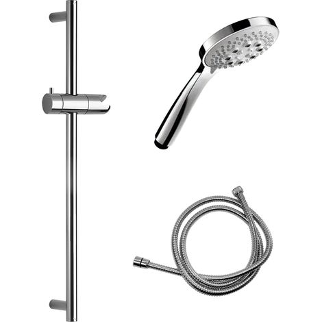 galindo 368500 conjunto ducha barra. flexo y maneral tres funciones (1/2)
