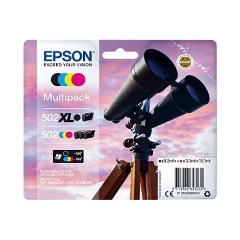 Pack de Cartouche d encre Epson Jumelles noir XL, 3 couleurs (1/3)