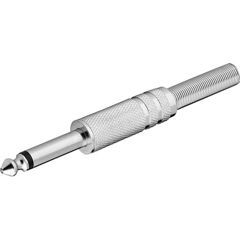 S-IMPULS Klinkenstecker, 6,3 mm, mono, Metall (1/2)