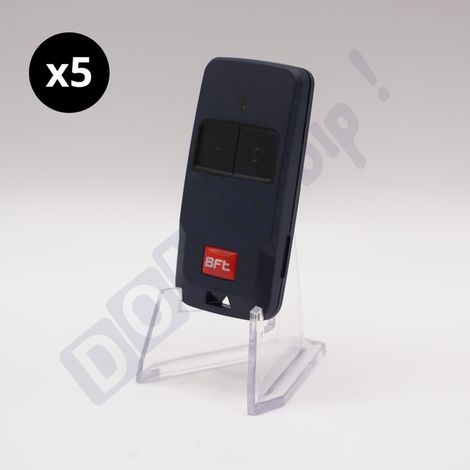 BFT MITTO COOL C2 – Lot de 5 Télécommandes Originales 2 Canaux 433,92 MHz Rolling Code pour Portail (1/5)