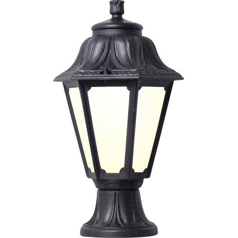 Lanterne sur pied "Mikrolot/Anna" E27 IP55 - Noir