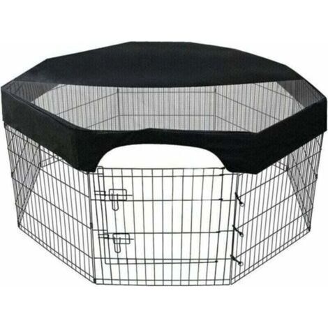 Couverture d'abri pour animaux – Filet de clôture octogonal 24 panneaux, étanche et ombrageant, dimensions standard (1/4)