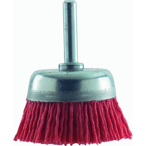 Bosch Topfbürsten für Bohrmaschinen - Nylondraht mit Korund Schleifmittel K80 75 mm - 2609256525 (1/4)