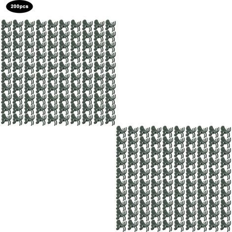 Clips de fixation épais en forme de fleur pour plantes (200 pièces) - Supports pour tiges de fleurs de jardin (1/5)