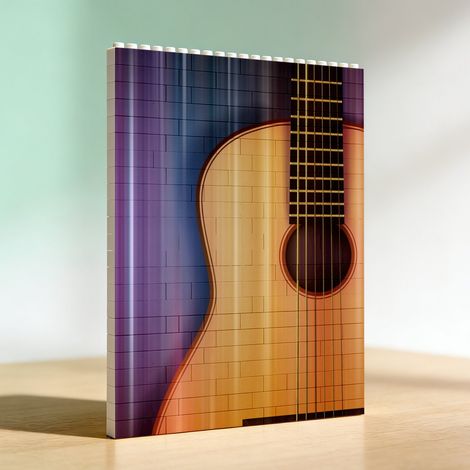 Cadre photo en blocs et briques, cadeaux d’anniversaire pour couples (1/5)