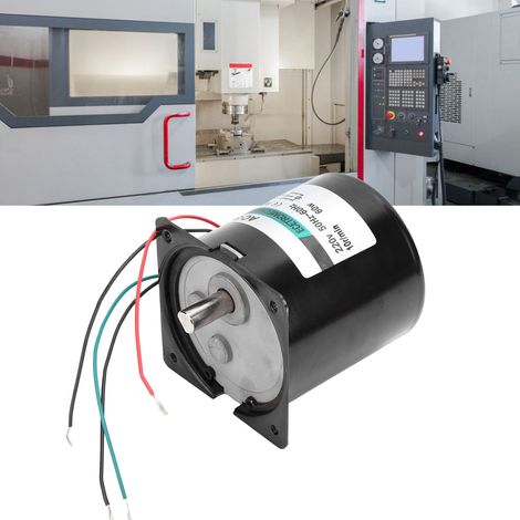Moteur synchrone à courant alternatif XD80KTYZ + condensateur 60 W, moteur à aimant permanent à faible vitesse, bidirectionnel et contrôlable, micromoteur à couple élevé et à faible vitesse, arbre exc (1/5)