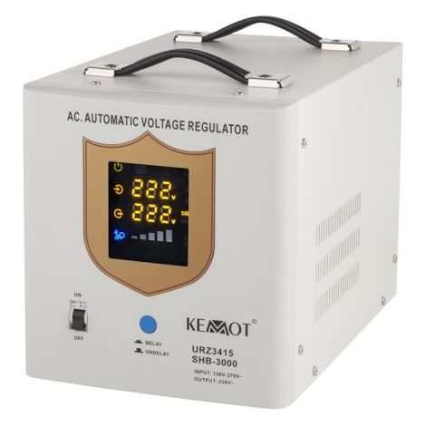 Stabilisateur de tension automatique monophasé 230 V – Régulation précise ±3 % – Protection contre surtensions et surcharges – Usage pro et domestique – Tresice France