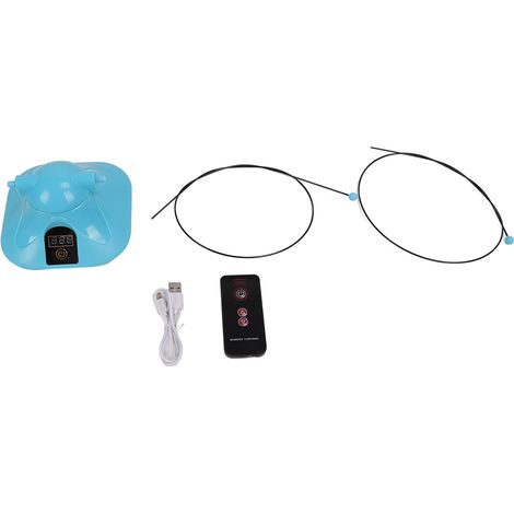 Corde à Sauter Intelligente avec Chargeur Type C - Machine Automatique Bleue pour Fitness et Cardio (1/5)