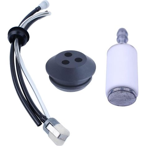 Hole Fuel Line Filter For Echo GT-200 HC-150 HC-150i HC-151 HC-151i 137000030 , 1 x Fuel Filter 1 x 3 Hole Fuel Line 1 x Fuel line (1/5)