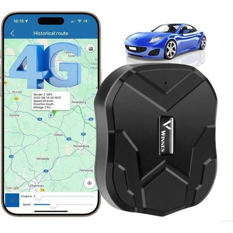 Traceur GPS 4G Voiture TK905 avec Aimant Puissant Localisateur GPS (1/5)