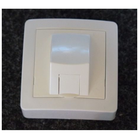 Prise RJ45 CAT5 FTP/STP blanche sailliecomplet avec cadre ALB61441P ALREA SCHNEIDER ALB62343