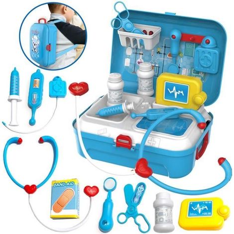 Kit Docteur Trousse de Médecin Jouets d\'imitation Malette Docteur-Ywey (1/4)