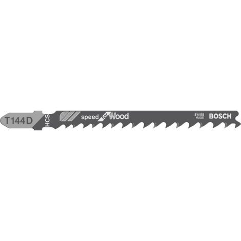 Bosch Professional 100 x Lame per seghetto alternativo T 144 D Speed for Wood (per Legno tenero, straight cut, accessorio Seghetto alternativo)