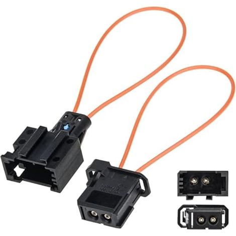 Lot de 2 connecteurs de fibre optique pour voiture - Pour travaux de rénovation et de réparation (1/4)